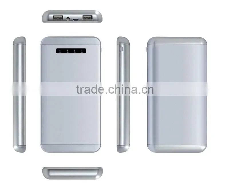 Mobile phone accessories charger multi port usb chargers power bank 12000mah 15000mah