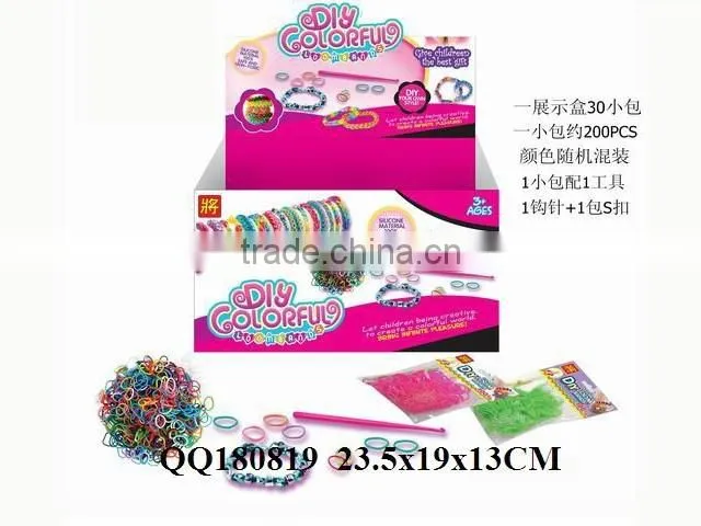 DIY loom bands set fashion loom band set rubber loom bands