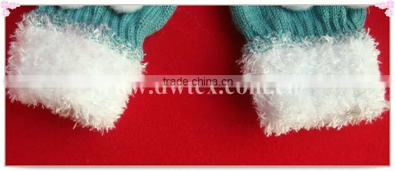 Knitted cute animal mittens gloves