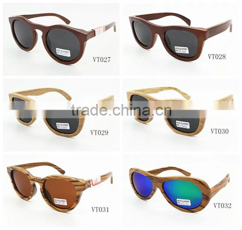 hot sell 2016 classic fashion style UV400 lens italy designer bamboo wooden polarized sunglasses FDA CE sun glasses
