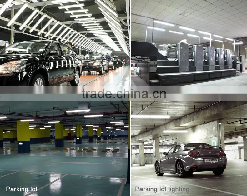 CE Rohs CERTIFIED 600mm 2ft 1200mm 4FT 30W 60W IP65 LED waterproof outdoor TUBE LIGHT LED tri-proof light