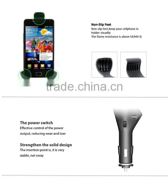 2016 new list car FM transmitter for universal cellphone (HC27)