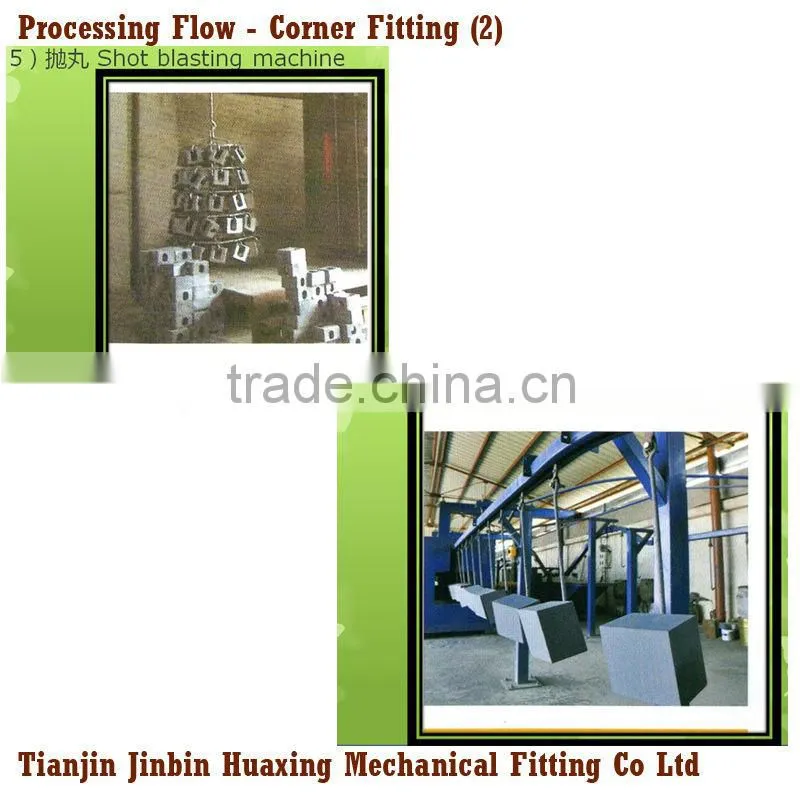 Tianjin Casting steel ISO1161 container corner casing