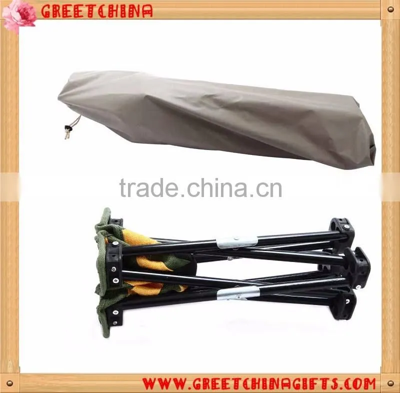 Custom LOGO Outdoor Portable Metal Solid Stool for Fishing