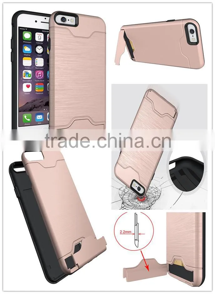 Shockproof Hybrid Armor Cases For Iphone 6 And 6s,Hybrid Armor Kickstand Case For Iphone 6 For Iphone 6s