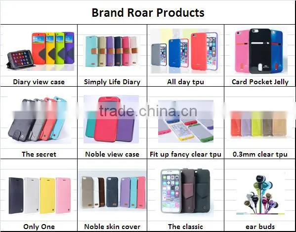 bulk buy from china mobile phone accessories for iPhone 6 plus, brand original roar korea case for iphone 6 plus the classic