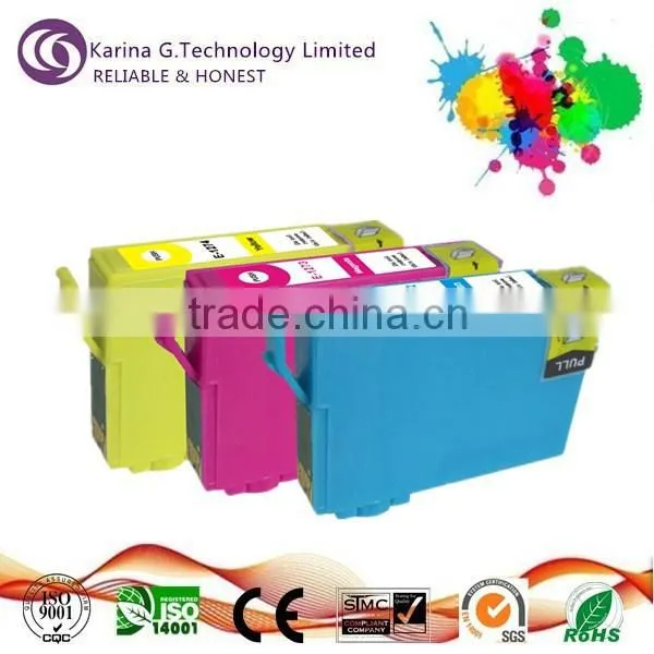Cheap compatible inkjet printer cartridge T1271-T1274,specifically compatible with the Epson printers