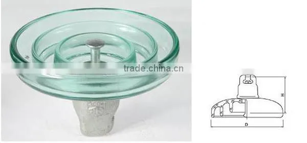 Wenzhou Yika IEC Toughed Glass Type Suspension Insulator U120BP