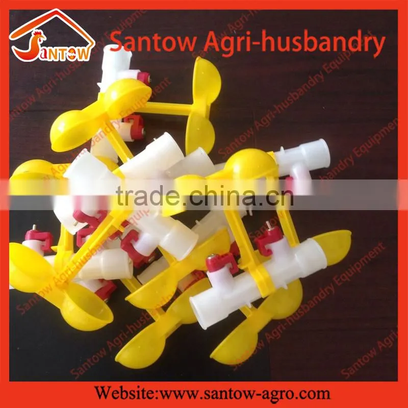 Automatic ball valve double nipple drinker