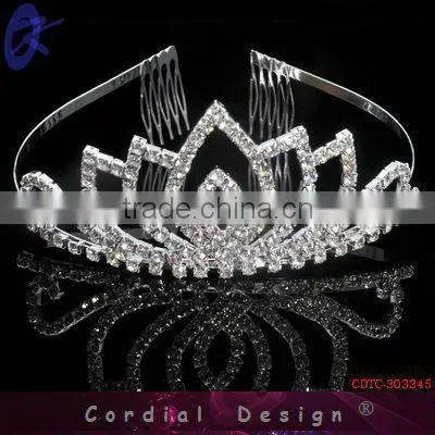 2013 Newest Fashion Tiara Crown For Adults Hair Comb