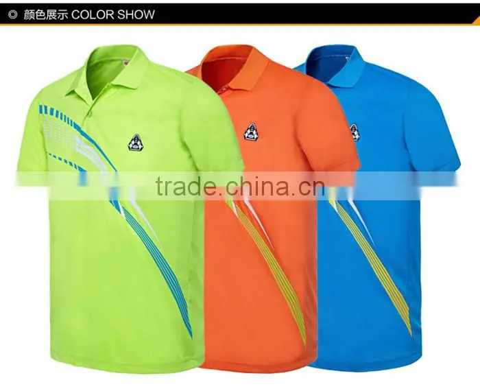 New model fashion badminton sportswear wholesale t shirts
