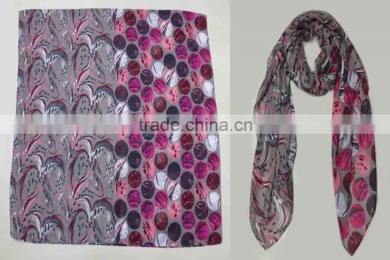 WLDL-MTR1181 Stock small quantity order polyester voil lady scarf