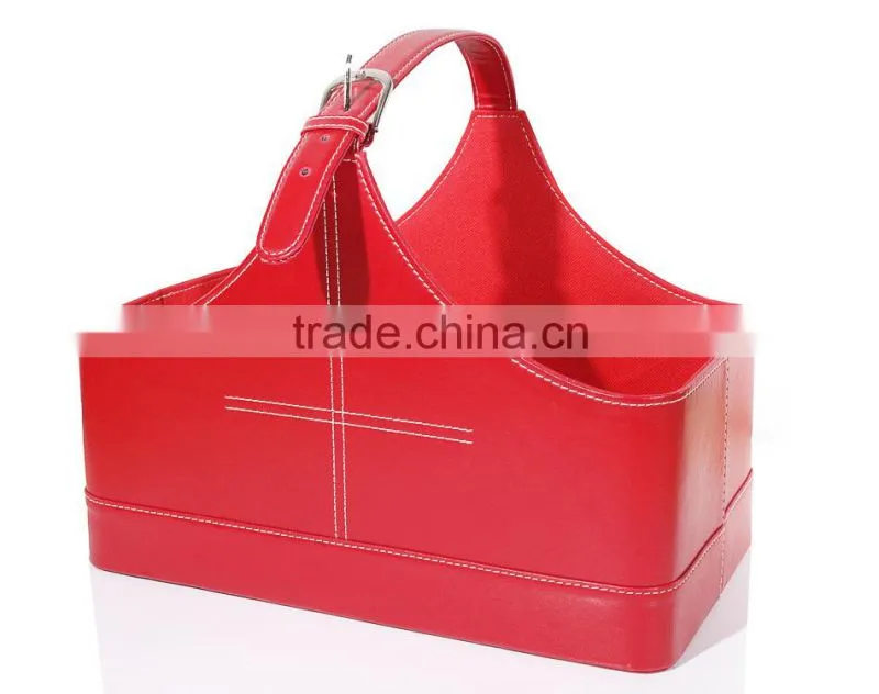 2015 Most popular leather toy storage box