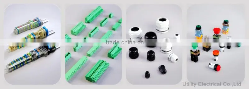 JUT3-2.5F electric cable connector spring cage clamp terminal blocks free sample worldwide