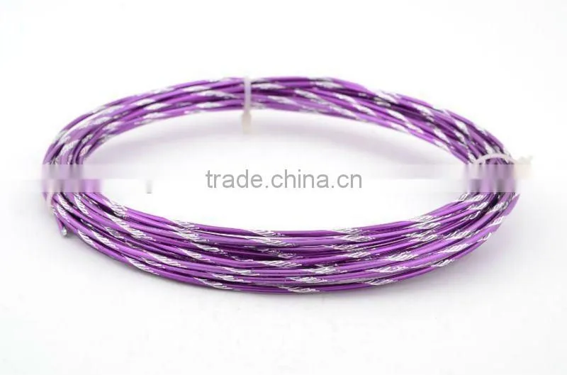 Diamonded aluminum wire-florist wire