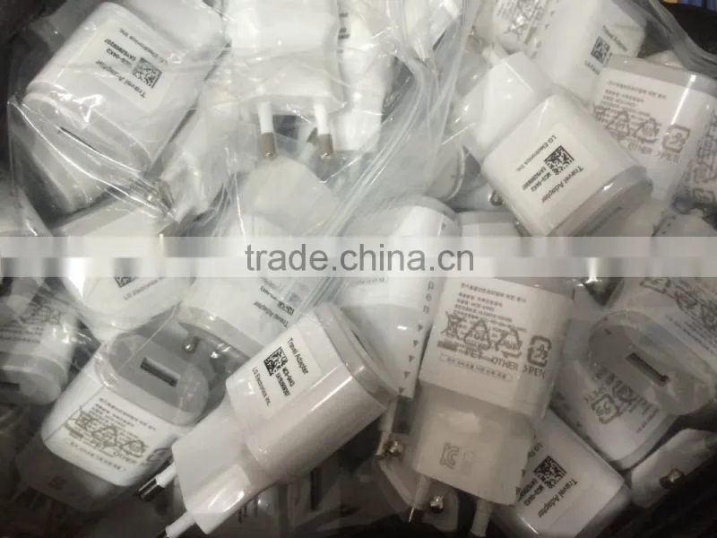 100% original new battery charger for LG mobile phone 1.8Amp power charger