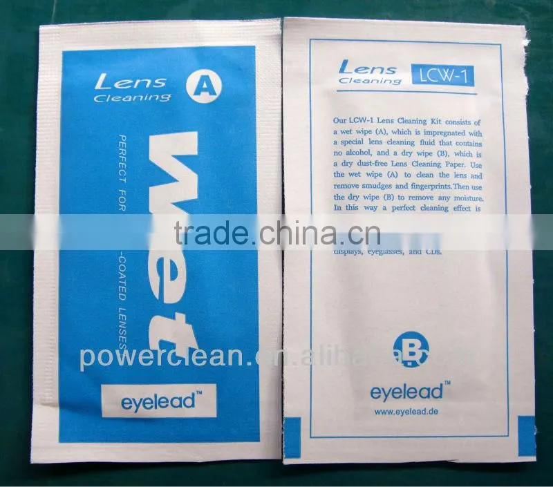 Optical Lens Cleaning Wipes