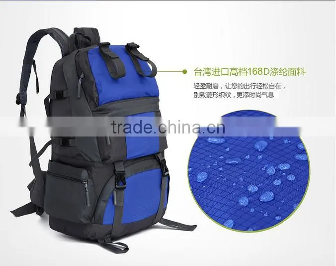 Top quality camping hiking backpack for tavel backpack bag
