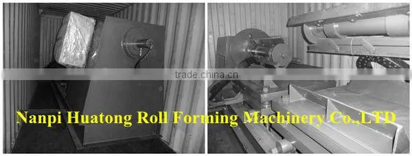metal uncoiler machine with car