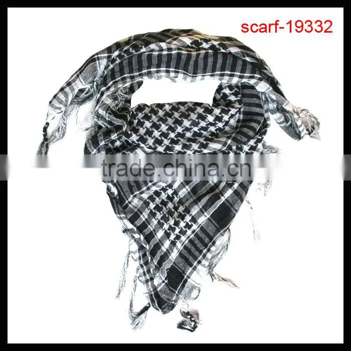 fashion office lady triangle&square plaid printed scarf wholesale