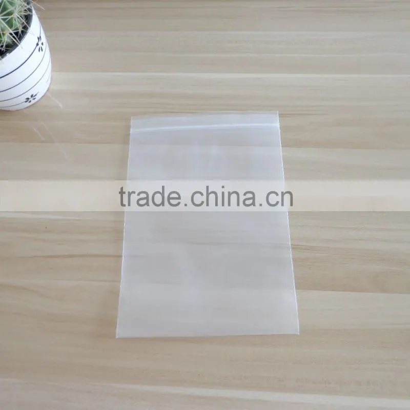 Cheap Plastic Polythene zip lock bag - Clear Heavy Duty (500G)