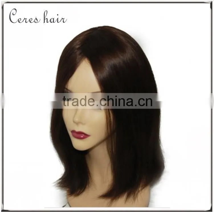 brown natural wave jewish band fall wigs