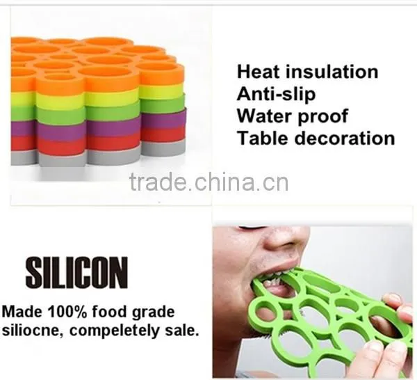 Beautiful cute fashionable silicone trivet