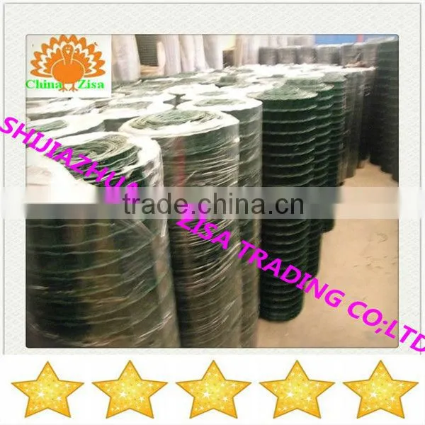 green square wire mesh fence post