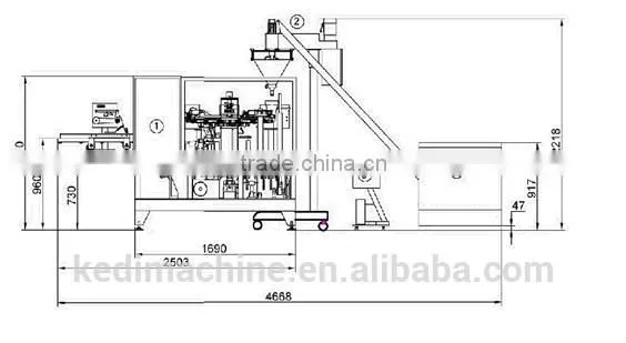 Price automatic powder packing machine line for spice powder