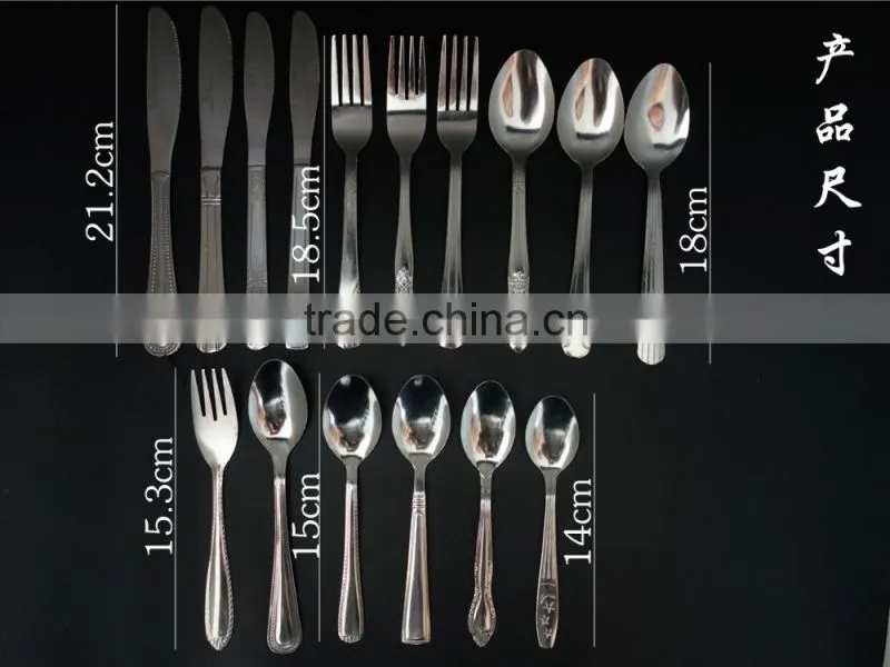 Machine polish cutlery set with the price 895 USD each ton in stock