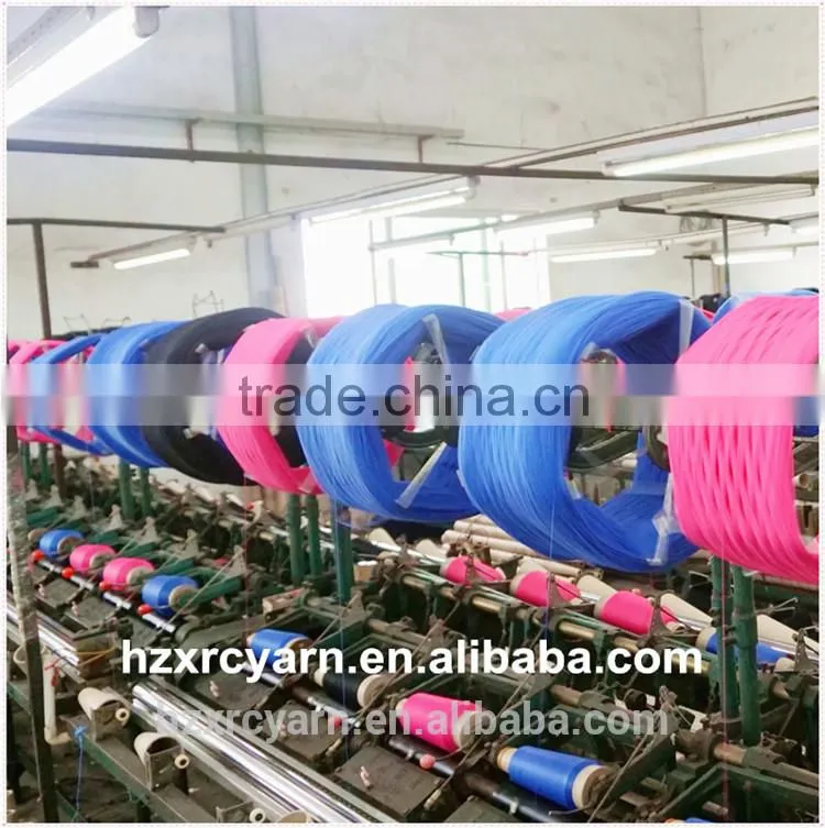100% Spandex covered by nylon textured yarn stretch nylon net textured yarn