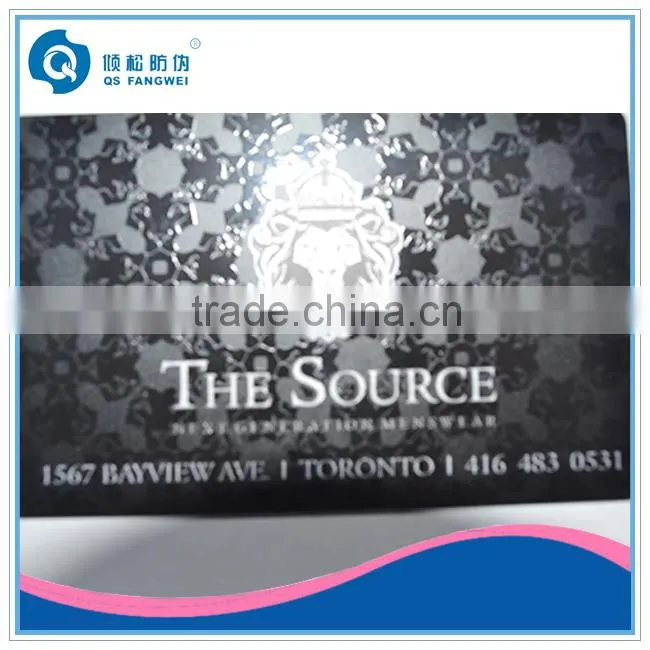 High quality membership pvc card printing