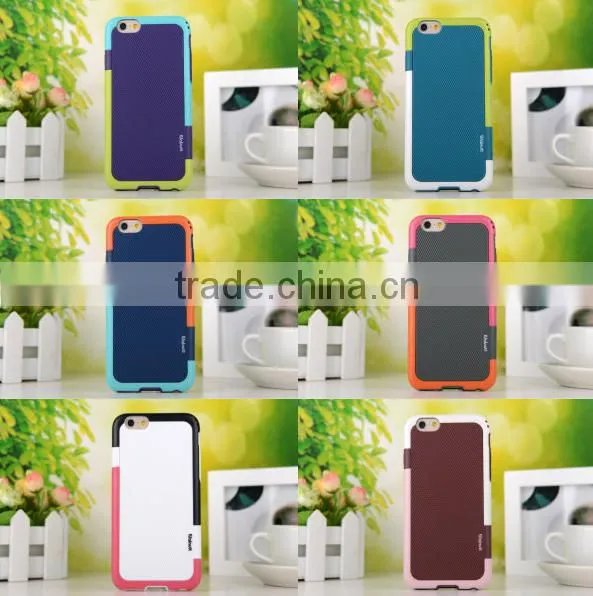 New Style Colorful Hybrid case for iphone6 6s Contrast Color PC + TPU back cover case For iphone 6 6S