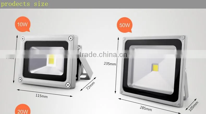 3 years warranty IP65 50W LED rgb flood light