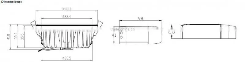 high brightness led ceiling panel light, modern outdoor led up and down wall light 10w IP44
