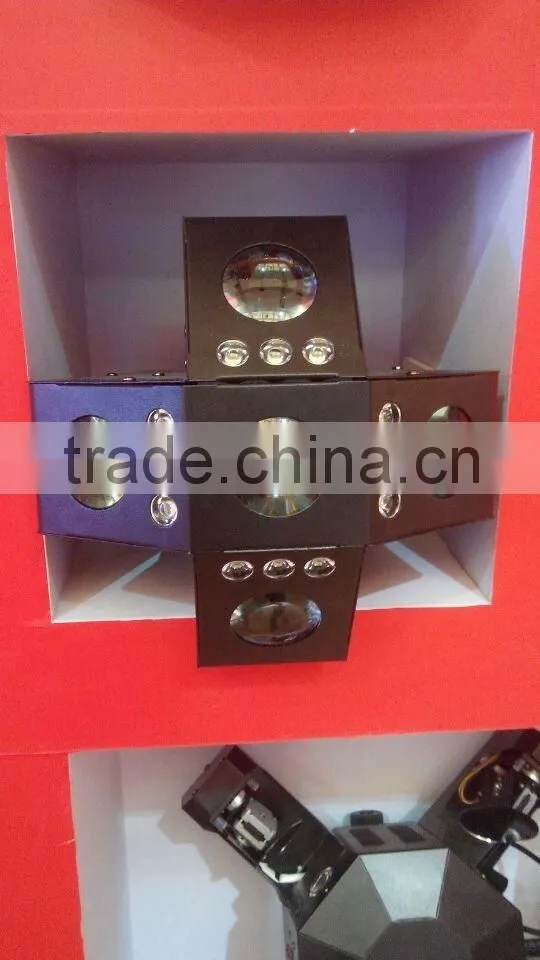 strobe beam + moon flower effect light dmx led Pro dj light