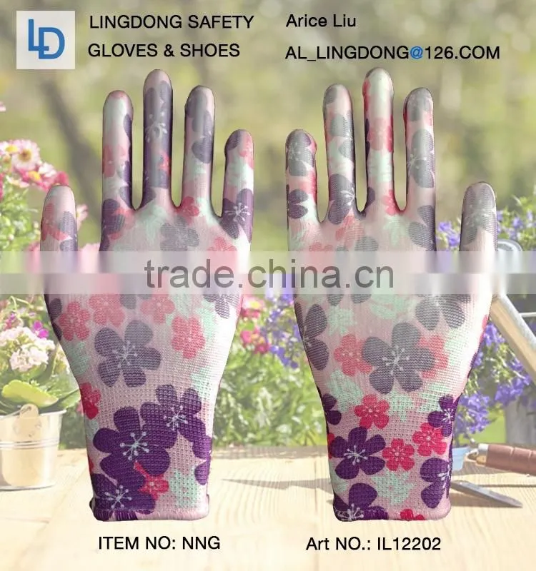 ESD PU Coated Carbon Nylon gloves
