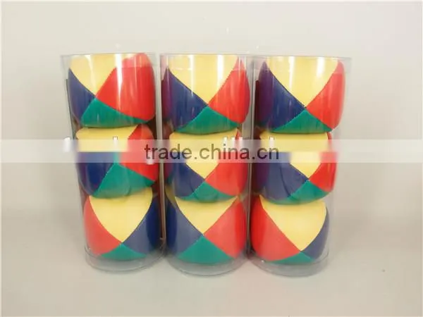 cheap mini PVC/PU customize high quality hacky sack juggling ball promotion gift for kids play sand filled balls