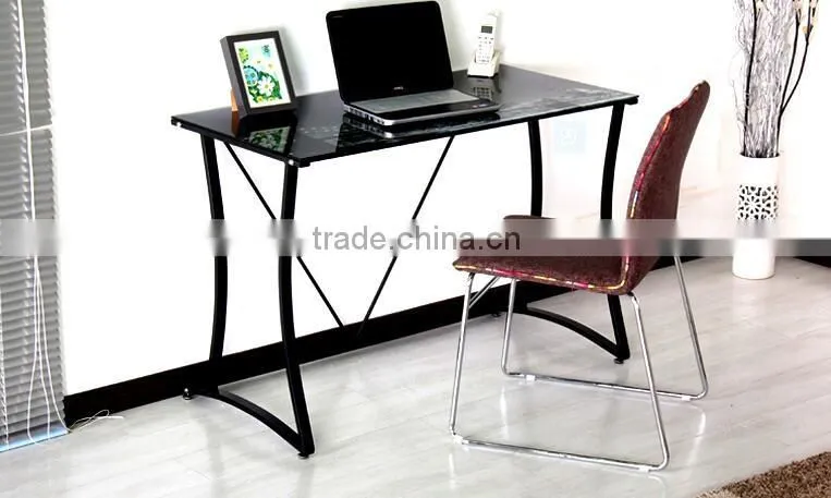 contemporary Computer Desk/ stainless steel frame