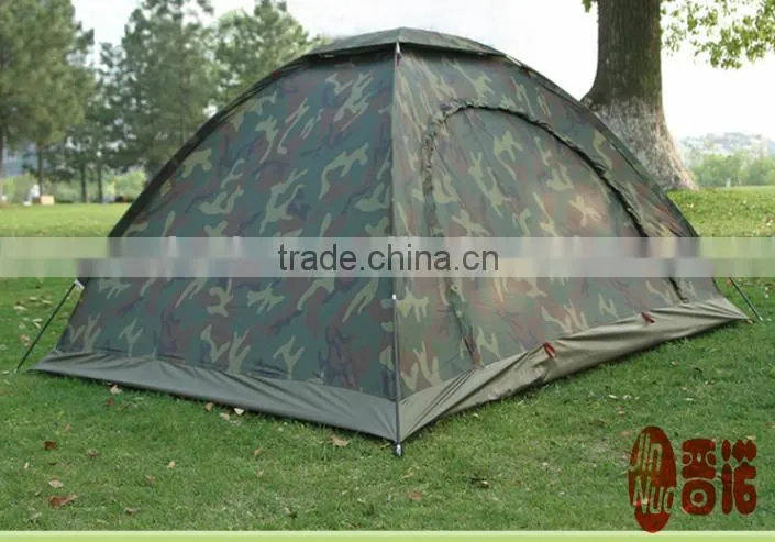 Single Layer Double Door Waterproof Camping Tent