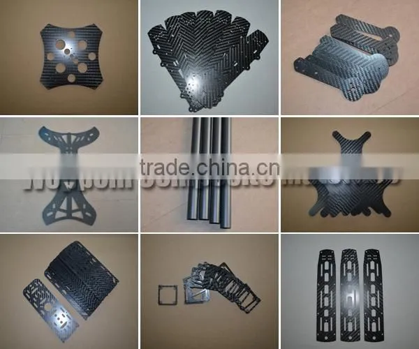 Octocopter frame kit Carbon fiber cnc machining Parts