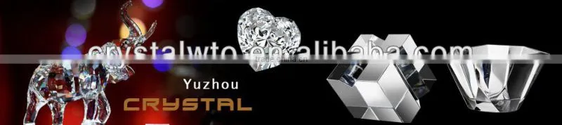 crystal desk clock