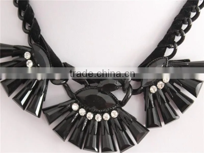 Fashion design arylic necklace, plastic necklace jewelry
