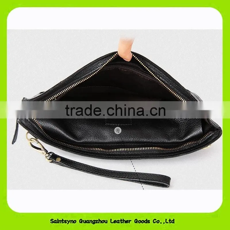 15061 Zipper around clutch leather tablet holder for 10' inch ipad