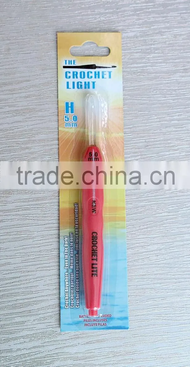 Crochet Lite Crochet Hooks, Size H/5.0mm, Red