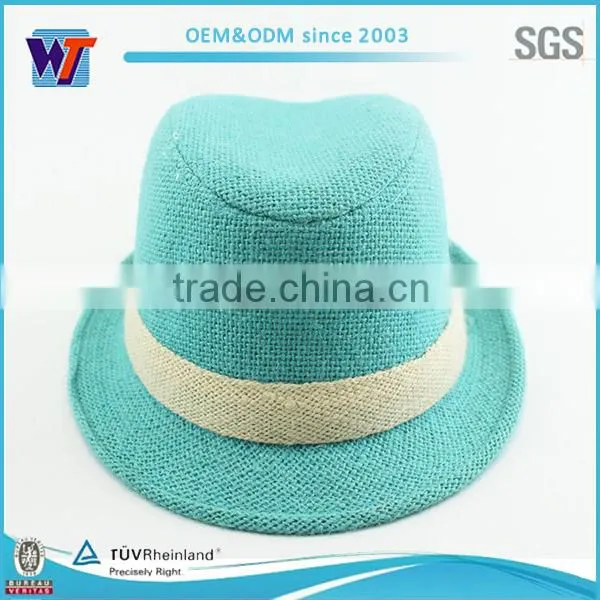 Factory wholesale high quality folding cowboy hats with print logo