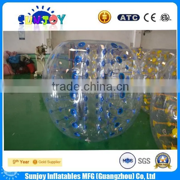 bumper inflatable life size balls/inflatable knock ball