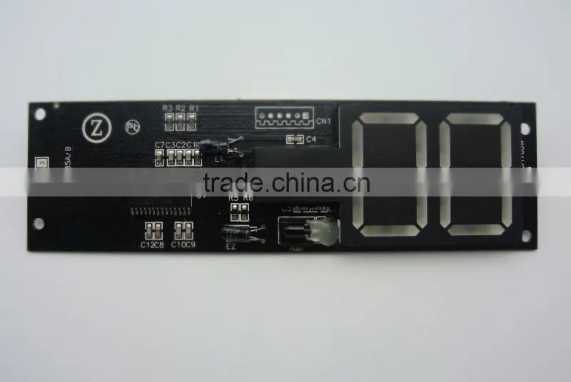 white diffuesed CHIGO air conditioner 7 SEGMENTS display