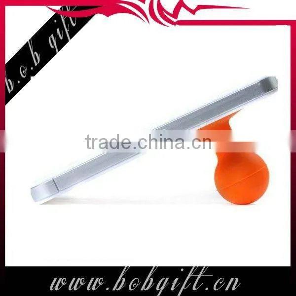 special logo painted mini ball phone stand holder