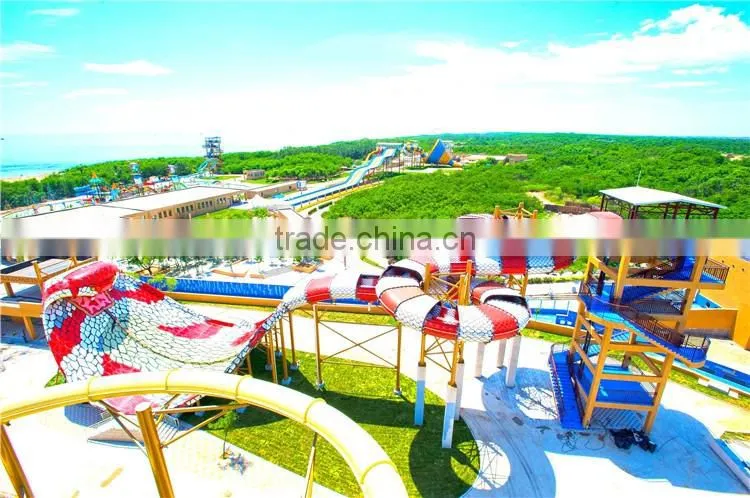 2016 New exciting Water Slide Snake Fibergalss water Slide Amusement Park equipment for sale-Shenzhou wang ming